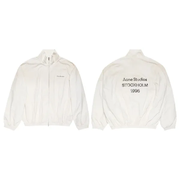 Acne Studios Stockholm 1996 Windbreaker White Jacket Outerwear.windbreaker - 1