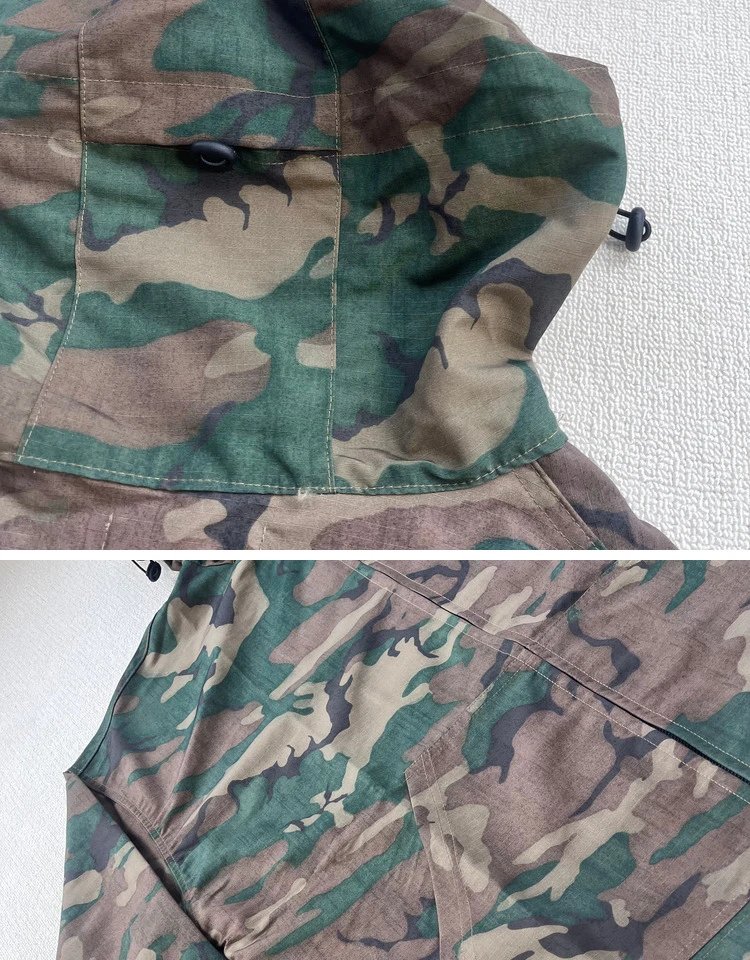 Design Camouflage Hooded Jacket Multicolor Outerwear - 6