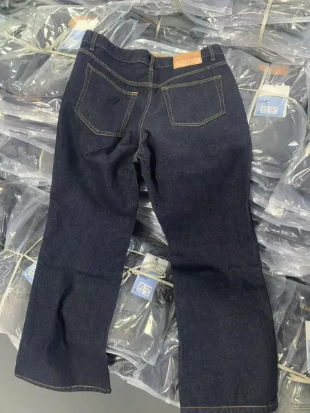 Design Besta Jeans Raw Denim Flared Jeans Navy Jeans - 1