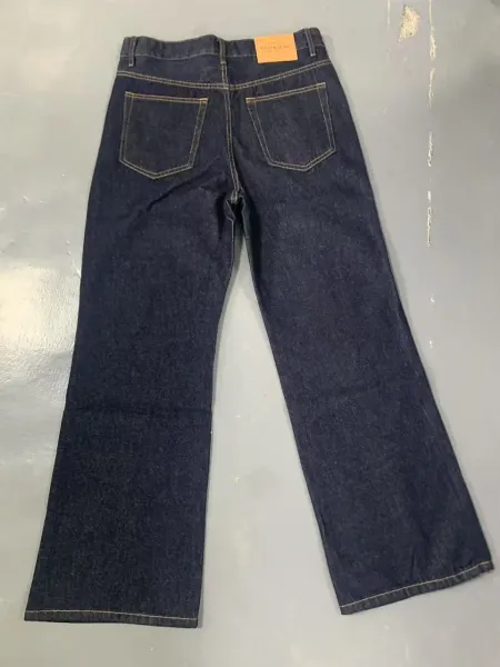 Design Besta Jeans Raw Denim Flared Jeans Navy Jeans - 7