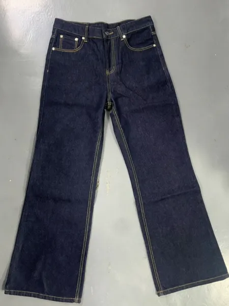 Design Besta Jeans Raw Denim Flared Jeans Navy Jeans - 5