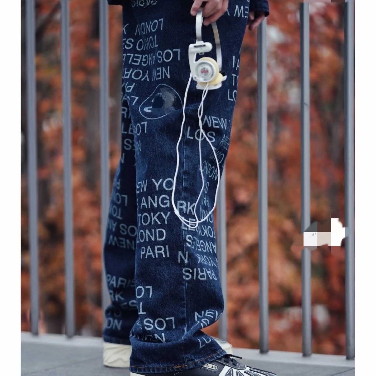 Parody All-Over Print Jeans