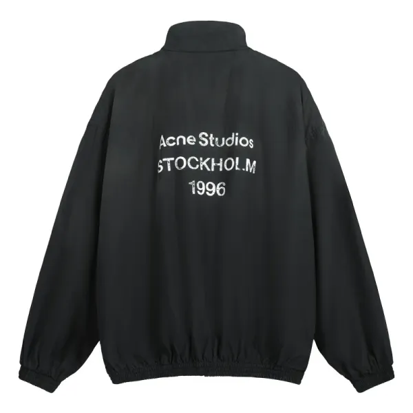 Acne Studios Stockholm 1996 Black Windbreaker Jacket Outerwear.windbreaker - 1