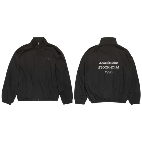 Acne Studios Stockholm 1996 Windbreaker Black Jacket Outerwear.windbreaker - 1