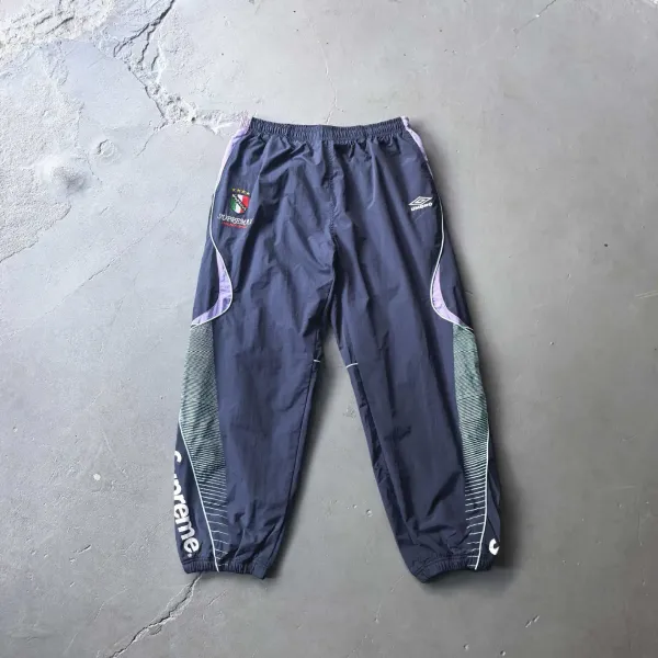 Supreme x Umbro Football Track Pants Navy - 1
