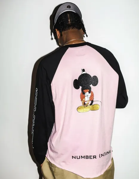 Supreme x Disney Mickey Mouse Long Sleeve T-Shirt Black - 2