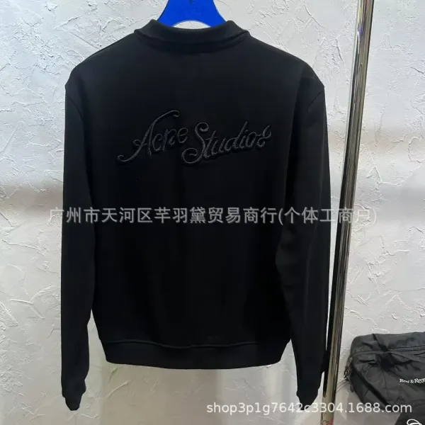 Acne Studios Zip-Up Track Jacket Navy Outerwear Jacket - 8