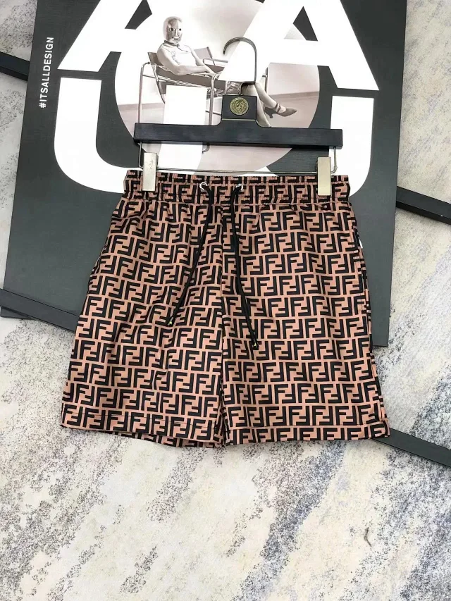Fendi Shorts FF monogram drawstring product detail image 3