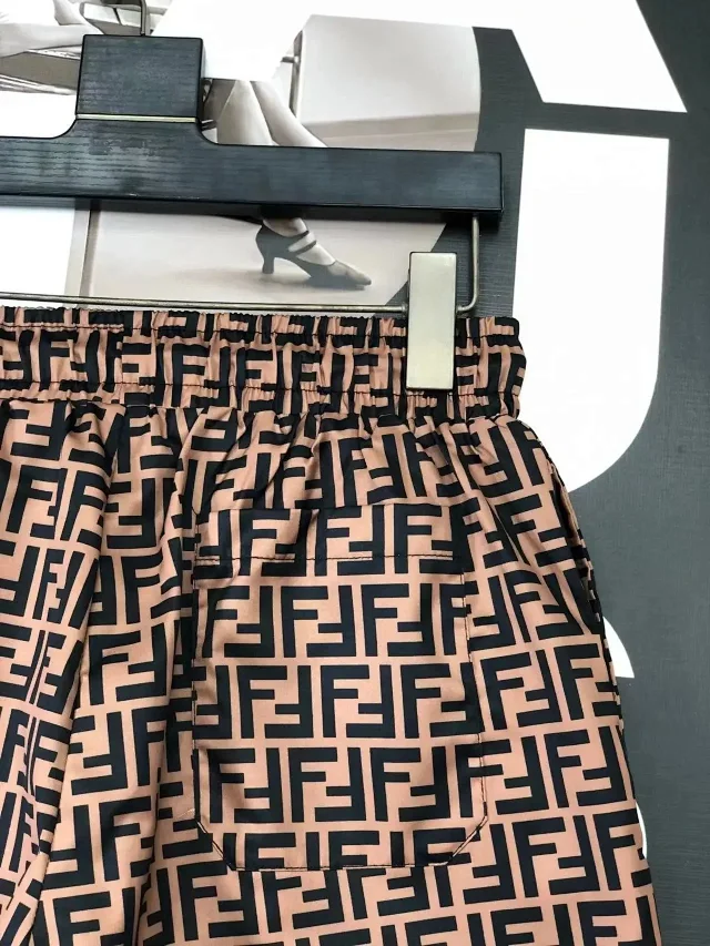 Fendi Shorts FF monogram drawstring product detail image 10