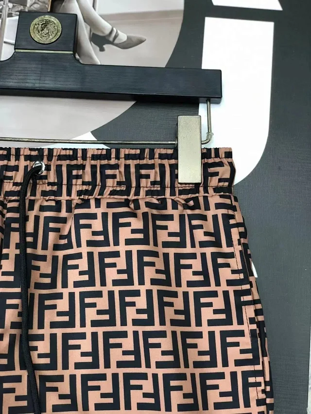 Fendi Shorts FF monogram drawstring product detail image 8