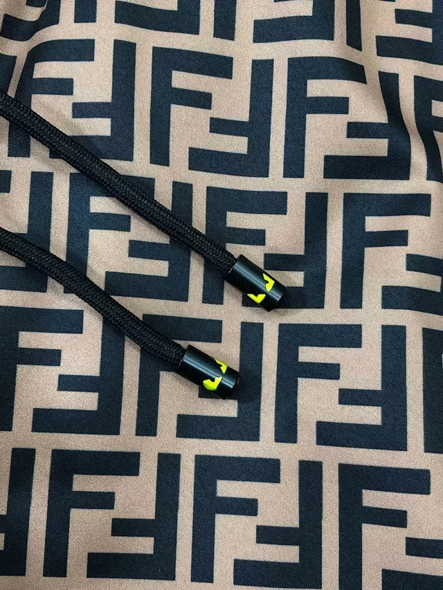 Fendi Shorts FF monogram drawstring product detail image 9