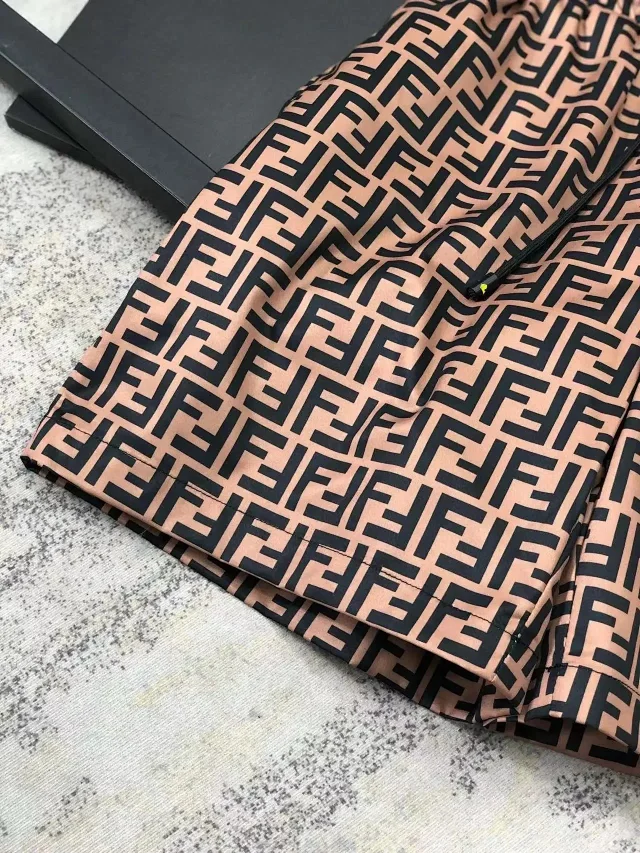 Fendi Shorts FF monogram drawstring product detail image 6