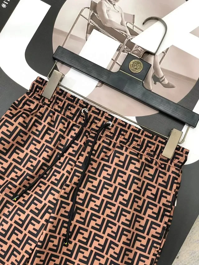 Fendi Shorts FF monogram drawstring product detail image 7