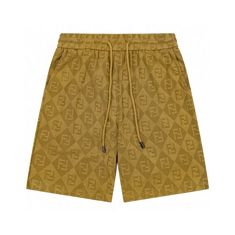 Fendi Shorts FF monogram drawstring image 9