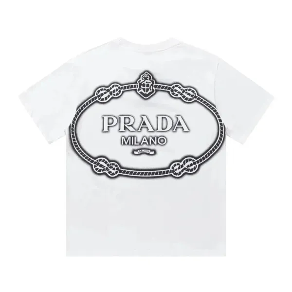 Prada Rope Logo T-Shirt White - 23