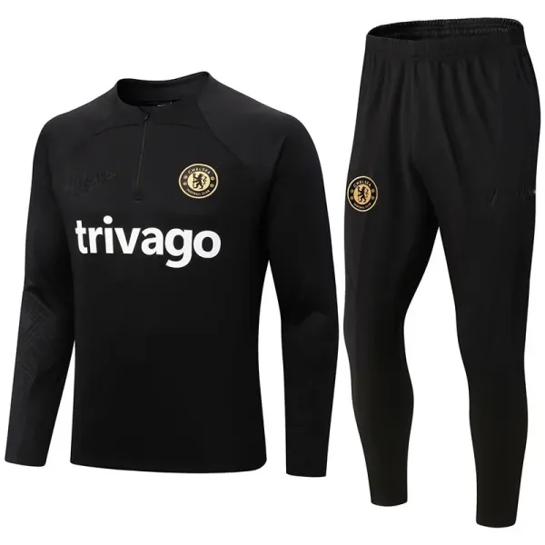 FC Bayern Munich Training Tracksuit Black/Red - 13