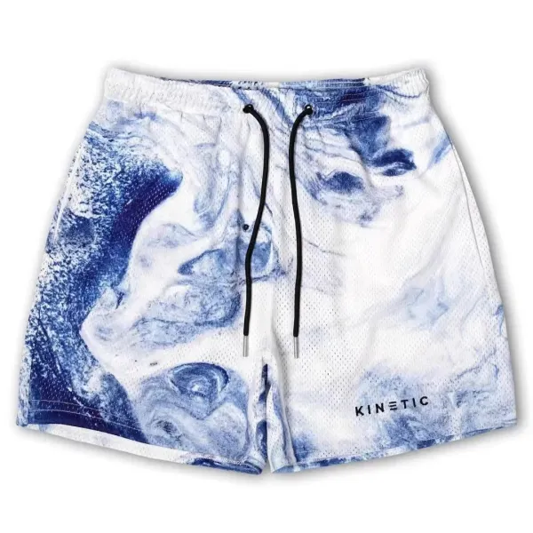 GRA Star Print Basketball Shorts Multicolor - 11