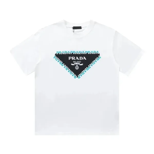 Prada Rope Logo T-Shirt White - 13