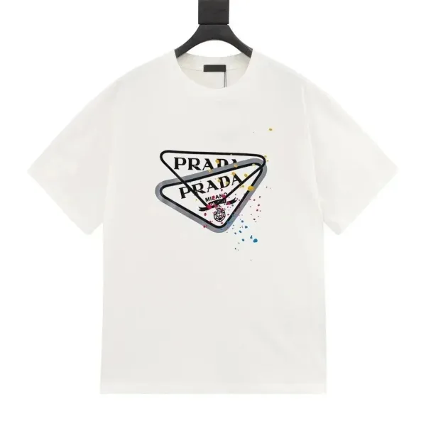 Prada Rope Logo T-Shirt White - 17