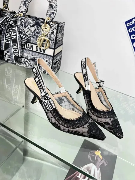 Dior J'Adior Slingback Heels Pink Corduroy - 29