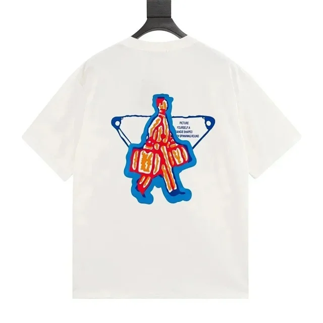 Prada T-Shirts Short-Sleeve Logo Print product detail image 19