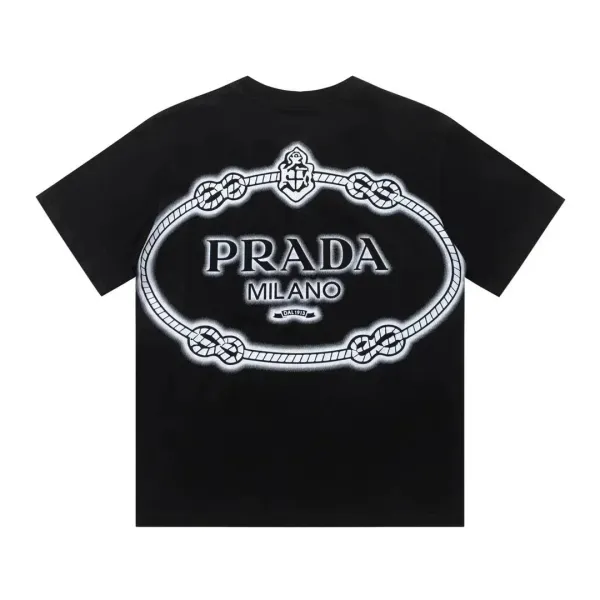 Prada Rope Logo T-Shirt White - 22