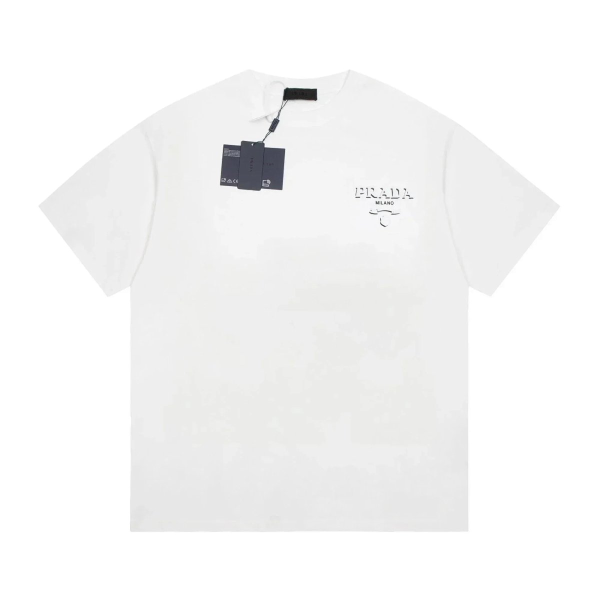 Prada Logo Stripe Black T-Shirt product detail 33 in Litbuy spreadsheet finds