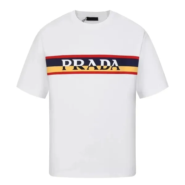 Prada Rope Logo T-Shirt White - 30