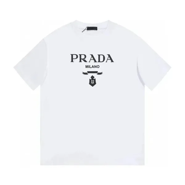 Prada Rope Logo T-Shirt White - 21