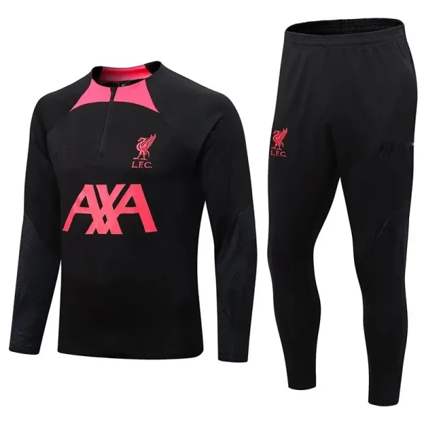 FC Bayern Munich Training Tracksuit Black/Red - 15