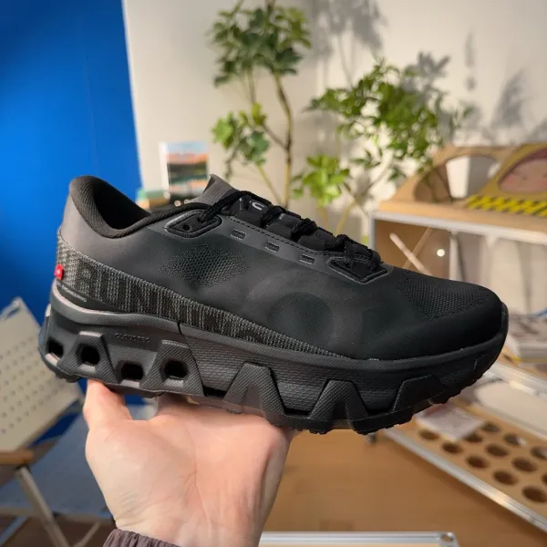 On Cloudmonster Black Running Shoes - 1