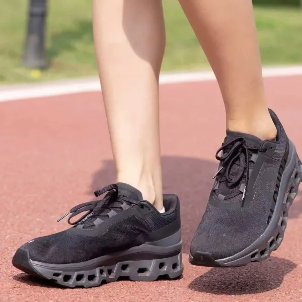 On CloudTec Zero Black Running Shoes - 7
