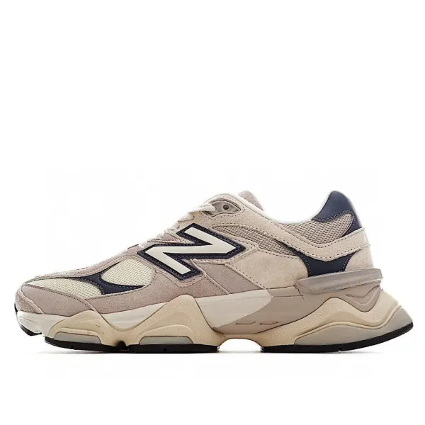 New Balance 2002R Beige Navy Chunky Sneakers - 1