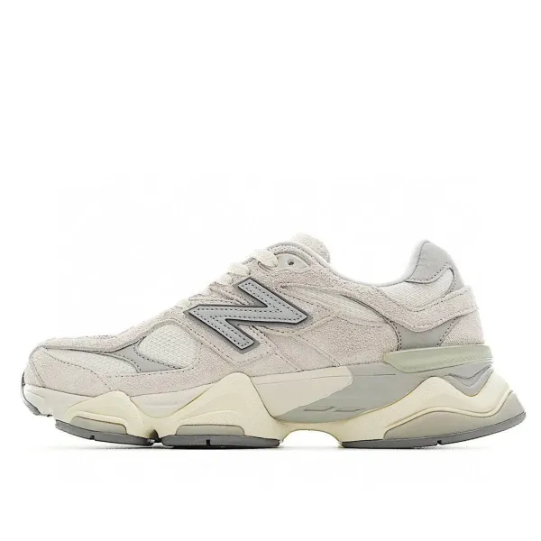 New Balance 9060 Beige Gray Chunky Sneakers - 1