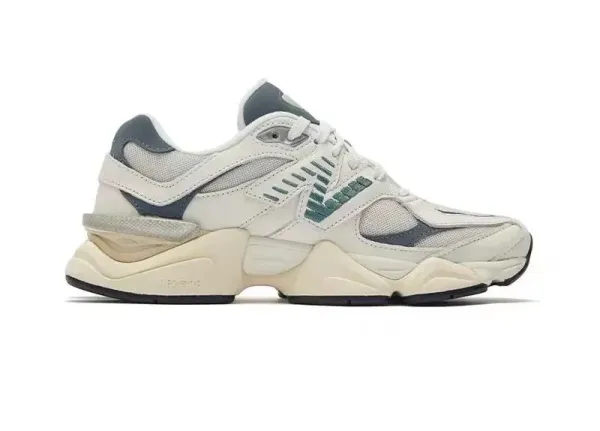 New Balance 9060 Beige Green Chunky Sneakers - 11