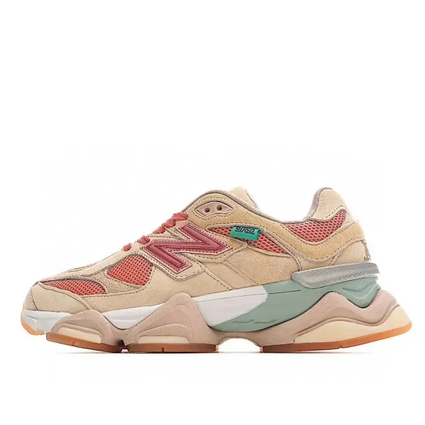 New Balance 2002R Beige Pink Mint Chunky Sneakers - 1