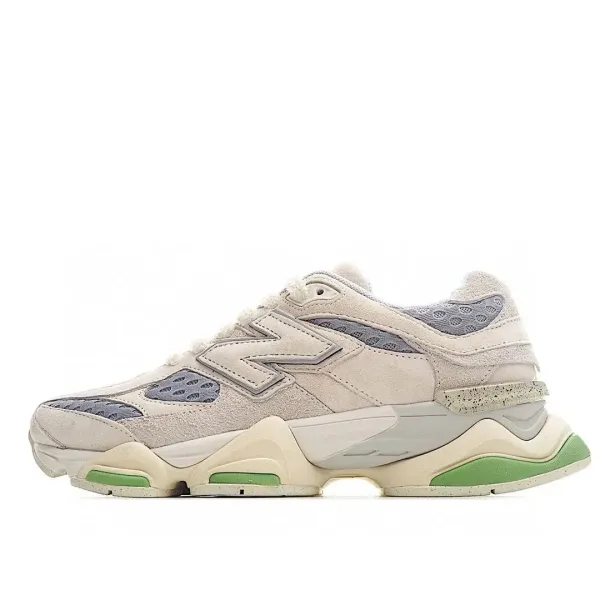 New Balance 9060 Beige Green Chunky Sneakers - 1