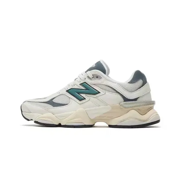 New Balance 9060 Beige Green Chunky Sneakers - 10