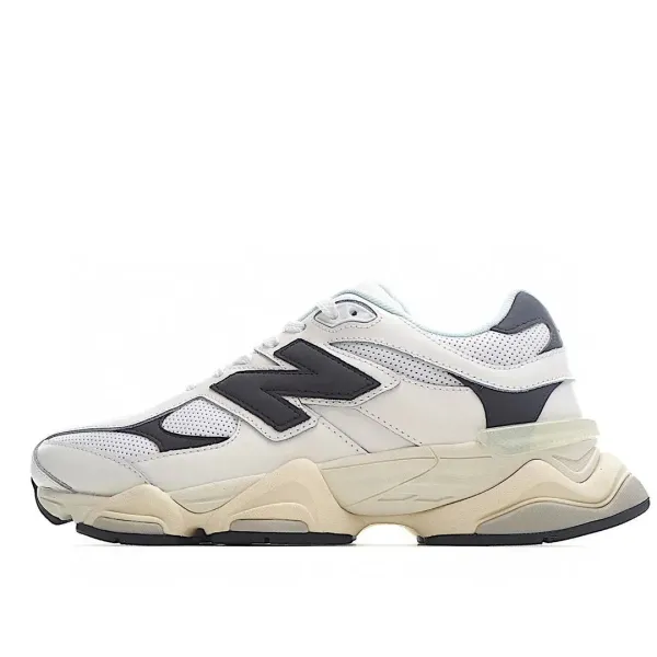 New Balance 9060 White/Black Chunky Sneakers - 1