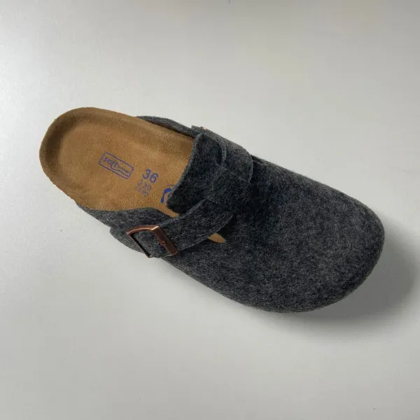 Birkenstock Arizona Black Leather Sandals - 15