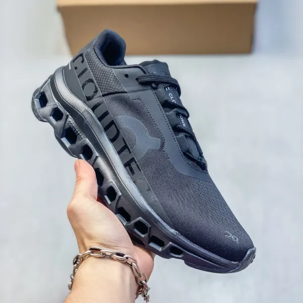 On CloudTec Zero Black Running Shoes - 14