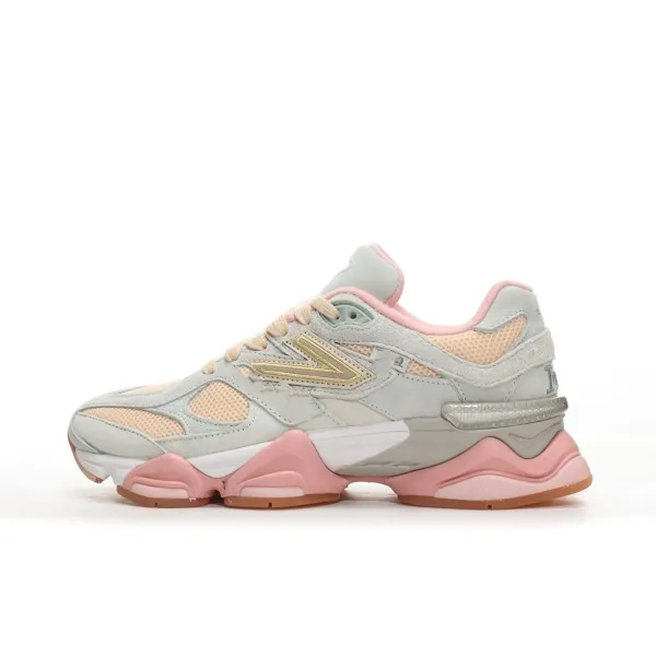 New Balance 9060 Pastel Pink and Mint Sneakers - 1