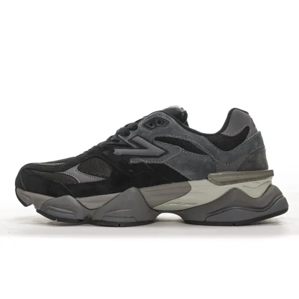 New Balance 9060 Black Gray Chunky Sneakers - 1