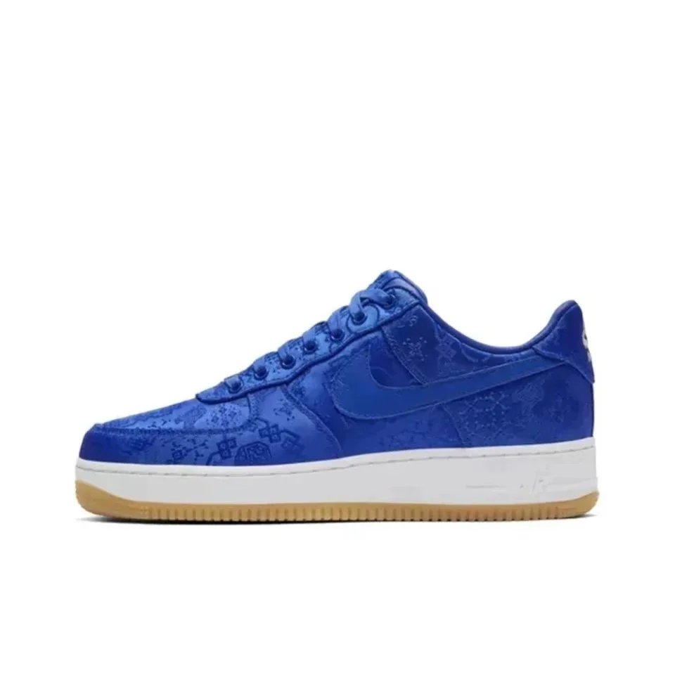 AF Co-branded Silk Blue and White