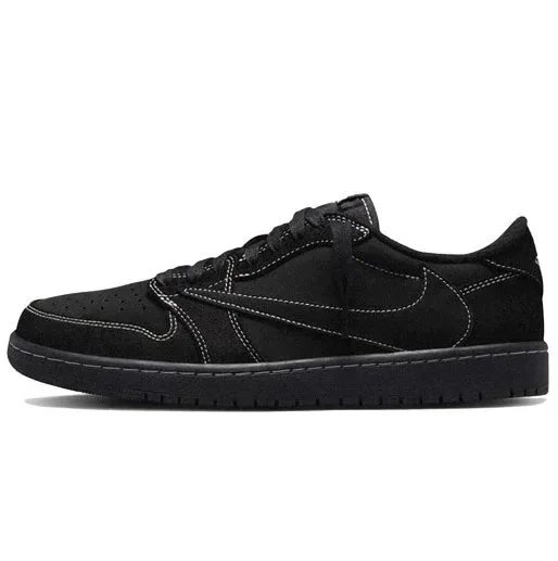 A1 Inverted J Pure Black Low Top