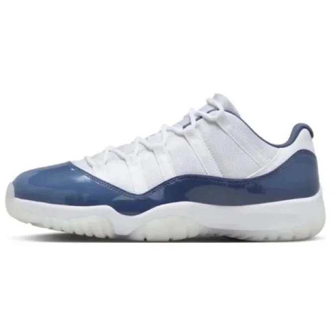 A11 Low White Dark Blue
