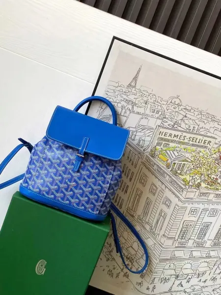 Goyard Saint Louis Duffle Bag Black Monogram Travel Bag - 12