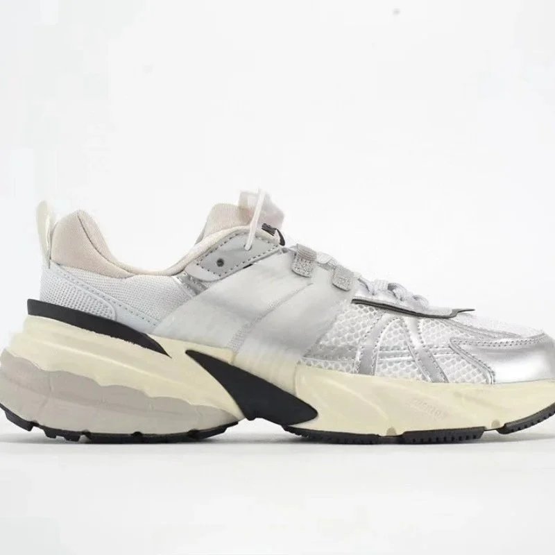 Off-White x Nike React Phantom Beige Chunky Sneakers - 4