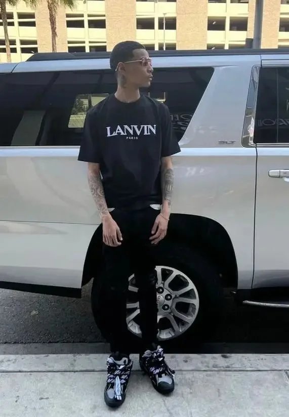 Lanvin X LVMH Group Pink Patent Leather Chunky Sneakers - 11