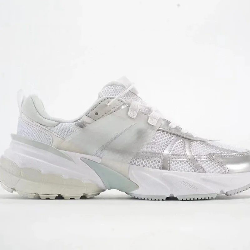 Off-White x Nike React Phantom Beige Chunky Sneakers - 6